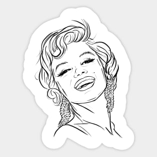 Marilyn Monroe Sticker